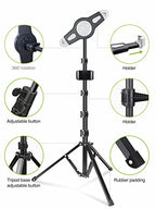 Elitehood iPad Tripod Stand, 65 Inch Height Adjustable Stand Holder with 360 Rotating Floor Tripod for 9.5-14.5 Inch Tablets - size: 9.5-14.5 inch