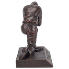 Lighthouse Christian Products Praying Man Seeking God Bronzelike Finish 4.5 x 2.75 Cast Stone Mounted Sculpture - style: Man