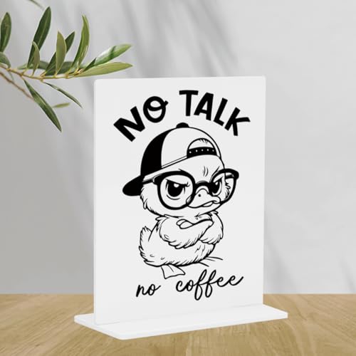 Funny Office Home Decor - Sculptural Acrylic Decor for Coffee Tables, Reception Desks & More, Edgy & Unique, 4 × 4.7 Inches