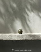 LAWA Imperfect Sphere Candle - Beautiful Handmade Pillar Scented Soy Wax Elegant Aesthetic Candle Housewarming Gift Home Room Shelf Decor Idea (Earthy Green, Large) - color: Earthy Green