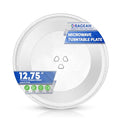 Microwave Plate Replacement 12-3/4” for 4358641 8172138 R9800455 Whirlpool Microwave Glass Plate - Rotating Glass Microwave Turntable Plate Oven Spinning Dish Tray For Better Reheating and Cooking - size: 12.75"