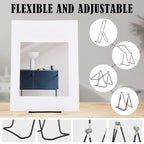 6 Pack 9.17 Inch Large Metal Book Stand for Display Adjustable Display Holder Easel Collector Stand for Home Office Back to School Books Frames Comic Plates Album CD Magazine - size: 9.17 Inch