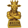 Muscle Goat Trophy – 9" G.O.A.T. with Muscle Resin Award for Fantasy Football, Office Desk, Best Player Trophy