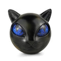 Luxury Black Cat Sculpture Resin Mini Cat Ornament - Elegant Home or Office Decor