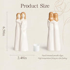Gifts for Mom, Motherd Day Birthday Gifts for Mom, Handmade Mother and Daughter Figurine - color: Sy0273