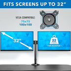 Mount-It! Electric Standing Desk Converter with Dual Monitor Arm, Stand Up Desk Riser X-Large 47.2" Wide, Electric Desk Riser with Mount for 2 Screens (Max 32"), Desktop with Keyboard Tray, USB, Black - size: X-Large 47.2"