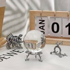 20pcs Small Silver Crystal Ball Sphere Holders - 2in Metal Crystal Stone Display Stand - color: Silver_Small-20pcs