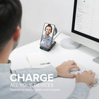 Wireless Charging Station, 3 in 1 Fast Wireless Charger Stand for Multiple Devices Apple Watch Ultra Series 11 10 9 8 7 6 SE 5 4 3 2, iPhone 17 16 15 14 13 12 11 Pro Max/Plus/Air/X/XS/XR, Airpods Pro - color: Black