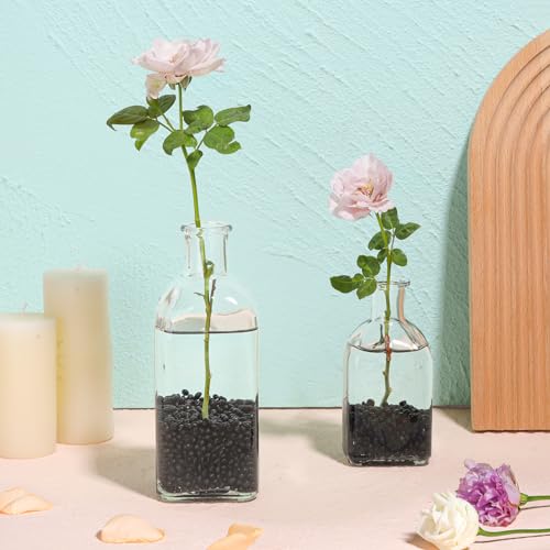 T4U Tumbled Chips Stones Crushed Black Gravels 1 LB, Irregular Shaped Natural Rock Pebbles, DIY Polished Rocks for Potted Plant, Bonsai, Vase Fillers Aquarium Decoration, Aquarium Gravel Rocks - color: Black, size: 1 LB