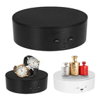 Motorized Rotating Display Stand, 5in/11lbs Load, 360° Rotating Platform for Jewelry Watch 3D Models Cake, Electric Spinning Display Stand for Live Show, Products Video shoot