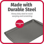 GoodCook Everday Nonstick Carbon Steel 17 x 11-Inch Baking Sheet Set, 2 Pack – Medium Sized Cooking Pans, Bakeware Set, Cookie Sheets for Baking, Oven Pan Set - size: 11" x 17" (2-Piece Set)
