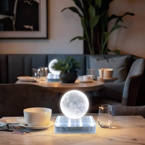 LARDUX Pack of 4 Led Light Base - 5 inch Square Lights Display Stand for Effiel Tower Vase Crystal Glass Art LED Pedestal Base - Charging USB or Battery Powered - size: 5-inch led base