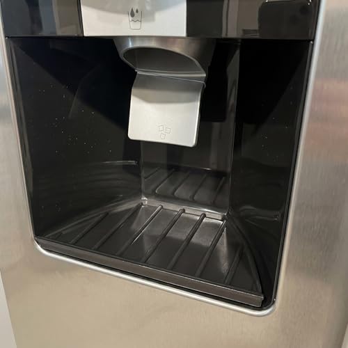 ABS Refrigerator Drip Catcher Tray for Refrigerators 4 x 9" Fridge Water Dispenser Drip Tray for Protects Water Spills and Maintain Hygiene Inside the Refrigerator