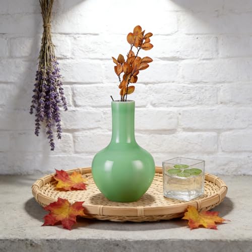 KAMMAK Colored Ceramic Vase, Beautiful Hand-Painted Decorative Vase, Modern Art Porcelain Vase for Flower Mantle Dining Table Centerpiece, Entryway Living Room Wedding Decoration, SS003 - style: SS003