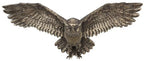 Veronese Design 21 5/8 Inch Steampunk Owl Open Wings Cold Cast Resin Bronze Finish Animal Wall Sculpture Plaque