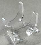 HQRP-Crystal 1 3/4" Acrylic Display Stand Pedestal for Crystal Heart / Slice / Slab and other Stones - size: 1 3/4"