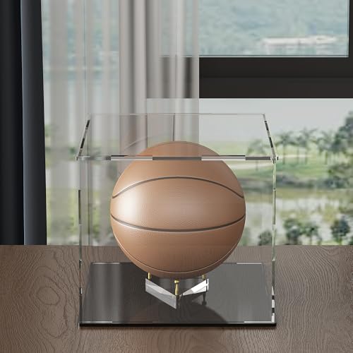 Acrylic Ball Holder 3-Pack, Small Size for Baseball, Softball & Golf Ball; Medium & Large Size for Basketball, Soccer, Volleyball; Horizontal Size for Rugby and Football - style: Triangle Gold - 4.1 x 3.6 inch