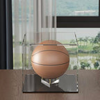 Acrylic Ball Holder 3-Pack, Small Size for Baseball, Softball & Golf Ball; Medium & Large Size for Basketball, Soccer, Volleyball; Horizontal Size for Rugby and Football - style: Triangle Gold - 4.1 x 3.6 inch