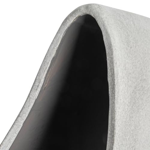 Bloomingville Modern Terracotta Abstract Vase, Grey - color: Distressed Grey
