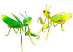GIFTME 5 Metal Mantis Garden Yard Art Decor,Praying Mantis Outdoor Wall Decor for Garden,Patio,Tree,Fence,Lawn Ornaments Set of 2 - style: Mantis