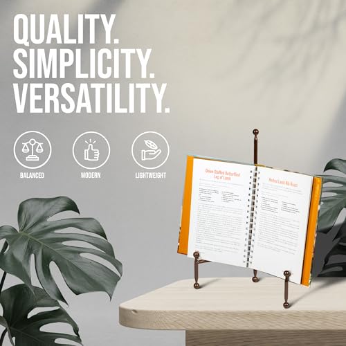 Red Co. Decorative Tripod Plate Stand and Art Holder Easel in Bronze Finish - 14" h - color: Bronze, size: Height - 14"