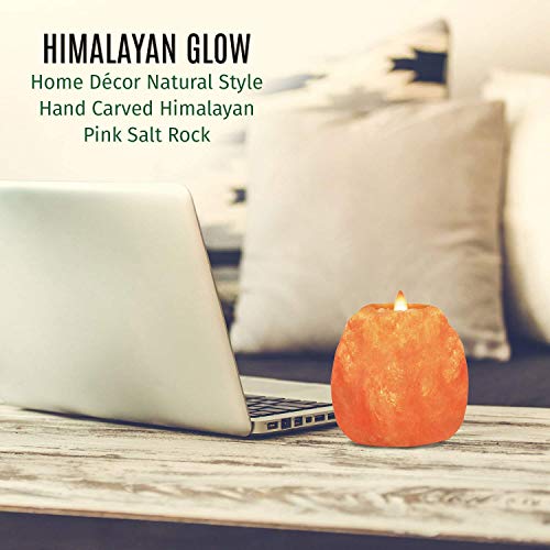 Himalayan Glow Candle Holders, Himalayan Salt Tea Light Candle Holders - 6 Pack - size: Pack of 6s