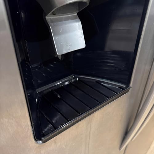 ABS Refrigerator Drip Catcher Tray for Refrigerators 4 x 9" Fridge Water Dispenser Drip Tray for Protects Water Spills and Maintain Hygiene Inside the Refrigerator