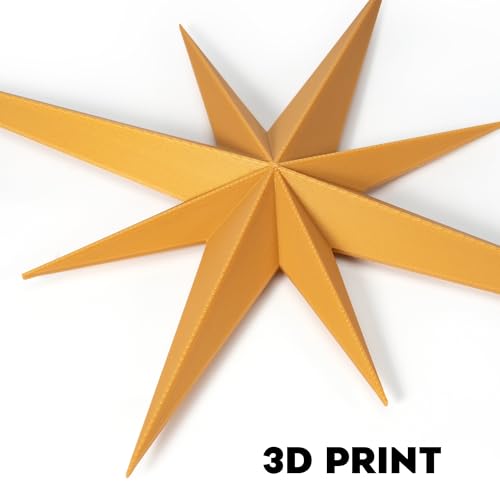 Stylor Mid Century Modern Decor - Whimsigoth MCM Retro 3D Star Wall Art Sculpture, Vintage Celestial Home Decor Accent, Plastic Starburst Decor (Set of 6) - color: Multi