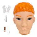 brenzo 2026 New Fidget Toy Big Head Doll with Ear Cleaning Feature – Pimple Popping Toys Style Stress Relief Sensory Toy for Anxiety, Reusable Funny Desk Toy for Adults-Yellow Hair - style: G-yellow