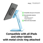 elago Premium iPad Magnetic Stand Designed for iPad Pro 12.9"(5th, 4th Gen), 11"(3rd, 2nd Gen), Air 10.9"(5th, 4th Gen), Mini 8.3"(6th Gen, A17 Pro), 10.9"(10th Gen) [Light Blue] - color: Light Blue