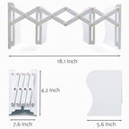 Metal Bookends, Book Ends for Heavy Books, Adjustable Book Holder for Shelves, Book Stopper for Home/School/Office, Extends up to 19 inches, White - color: White-new