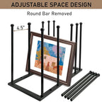 Art Storage Rack, Art Drying Rack, Art Canvas Organizer, Paint Display Rack Metal Easel Display Stands for Canvas Boards, Panels, Prints, Frames, Artworks, Gallery
