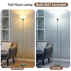 RISLG Standing Lamp, Floor Lamp, Dimmable Floor Lamps for Living Room Bedroom Study Office Kid’s Room (Green) - color: Green