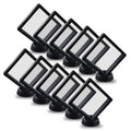 10Pcs Coin Holder Challenge Coin Display Stand, Black 3D Floating Display Case for AA Coin Medallions Jewelry Rock Gem Arrowhead Collecting and Display (3.5×3.5×0.8 inches) - size: 3.5×3.5×0.8 inches
