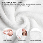 Geometric Objects Pattern Bath Towel Microfiber Coral Velvet Bath Towels Highly Absorbent Soft Beach Sheet (27" x 55") Luxury Hemming Shower Towels for Gym Travel Pool