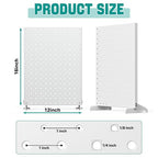 EVERHANGER Metal Pegboard Display Stand, Freestanding Tabletop Pegboard Display for Craft Shows & Fairs, 12"X16", 2pcs Gray - color: Gray, size: 2pack 12"X16"
