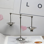 Sunnytech Balance Physics Steel Balancing Kinetic Art Decompressive Science Psychology Home Office Toy for Desk Decor WJ153 - style: WJ153