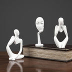 ORFOFE Mid Century Modern Decor Abstract Sculpture Home Supply Living Room Decor Wall Aesthetic