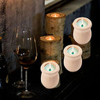 GORGECRAFT 1.5 Inch 10pcs Unfinished Blank Wooden Vase Flower Vase Candle Cups Handmade Natural Flower Container Candle Holders Candlesticks DIY Painting Decor for Hand Painting Crafts Home Decor - size: 1.5x1.18inch,0.79inch