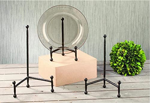 TRIPAR Modern Tripod Easel Display, Black Finish - Lightweight & Durable Design - Perfect for Displaying Decorative Pictures, Artwork, Plates, Tiles, & More (12 Inch) - size: 12 Inch