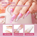 3D Sculpting Gel for Nail Art Pearl White Pink and White Solid Builder Hard Gel for Nail Extend Sculpture Molding Gels Non Stick Hand DIY at Home for Women Girls - color: Pearl White&White&Pink