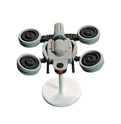 3D Printed ARC Wasp Collectible Figurine with Movable Display Stand - Sci-Fi Drone Statue for Gamers & Collectors - color: Wasp