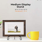 TR-LIFE 4 Pack Plate Stands for Display - 8 Inch Plate Holder Display Stand + Metal Easel Stand for Picture Frame, Decorative Plates, Book, Photo, Collectibles (4 Pack) - size: 8 Inch(4pcs)
