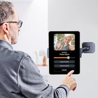 Extended Version Tablet Wall Mount Holder, 15" Aluminium Wall Mount for IPad with 360° Adjustable Rotating Base for iPad Pro Air Mini, Galaxy Tab, All 4.7-13" Phones and Tablets (Long Style) - size: Extra-Long Dual-Arm