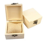 2Pcs/PACK Unfinished Wood Box Gift Wooden Box for your Gift Jewelry Watch (Wooden Box-2PCS/PACK) - color: Wooden Box-2PCS/PACK