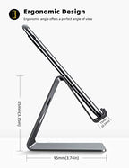 Lamicall Cell Phone Stand, Phone Dock : Cradle, Holder, Stand, Compatible with Phone 12 Mini 11 Pro Xs Xs Max Xr X 8 7 6 6s Plus 5 5s 5c All Android Smartphone Charging, Accessories Desk - Gray - color: grey