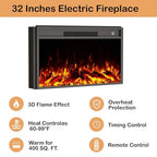 Luxury Fluted Fireplace TV Stand：70" Modern Chic Entertainment Center with Fireplaces for Living Room, Media Console Electric Fireplace with Storage,Off White (White, 70 inch TV Stand with Fireplace)