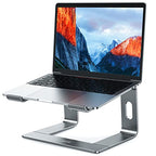 BESIGN LS03 Aluminum Laptop Stand, Ergonomic Detachable Computer Stand, Notebook Holder Compatible with Air, Pro, Dell, HP, Lenovo More 10-15.6" Laptops, Gray - color: C-Gray