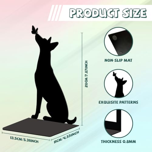 Peacoblue Metal Bookends for Shelves, Modern Decorative Heavy Duty Study Book Ends Stoppers for Office, Desk, Shelf, Room 5.3"x4.3"x7.9" Cast Iron Simple Tall Bookends 1 Pair (Cat and Dog) - style: Cat and Dog