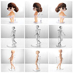 Ddung Doll Stand - Clear Doll Stand For 0.5" To 10" Dolls And Action Figure Stand (3-Pack)